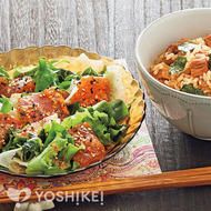 まぐろの中華風お刺身サラダ