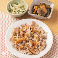 豚肉ときのこの和風おろし